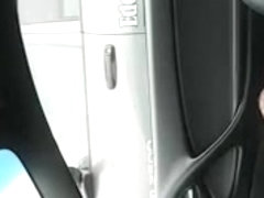 Jacking off in the auto and exposing my dick
