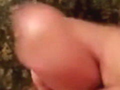 Daddy's Morning Jerk-off, Rubbing the Cum in