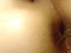 Chubby Doll Dildoing A Skinny Tranny On Webcam
