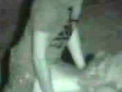 Amateur Nightvision Outside Fuck 2