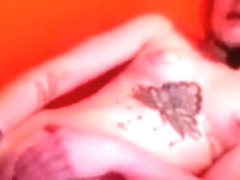 tattoedginger adventurously masturbated behind tokens
