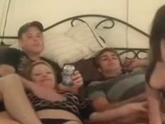 Horny Teens Have Group Sex For The Cam