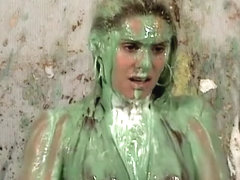 Amber Head Dunks In Slime