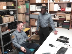 YoungPerps - Security Guard Fucks Another Guard In The Ass In Order To Keep Him Quiet