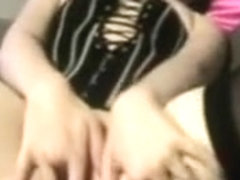 Lil Emo Teen Fingers Her Tight Pink Pussy