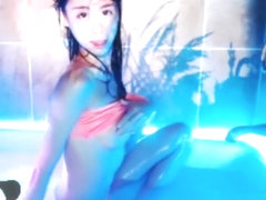 Oriental angel teasing on livecam