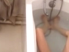 Caught masturbating in the bathtube