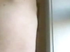 Hidden cam caught busty mom masturbating standing