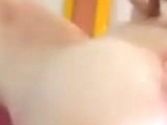 Sext lesbians tight ass fingered and fucked with dildo