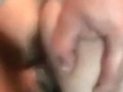 I bang my wife's shaved pussy and hot mouth in the bathroom
