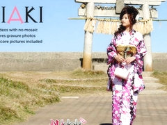 Chiaki In Beautiful Kimono Is The Best Cock Sucker - Avidolz