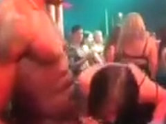 Sinful Slut Gets Doggie Banged By Orgy Stripper