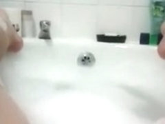 My bbw slut in bath fancied a play