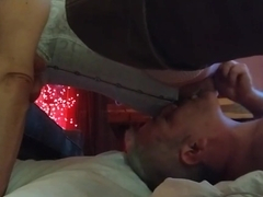 Grinding My Big Clit on his Face
