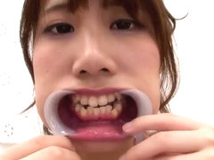 Japanese girl's uvula compilation 4