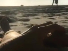 Wanking at the beach watching couple make out