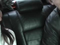 Youthful student fuck in the car