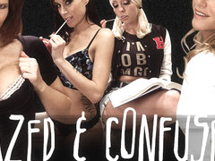 Syren de Mer & Simone Sonay & Gia DiMarco & Lorelei Lee in Tazed & Confusedan Electrosluts Feature.