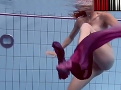 Smoking Hot Russian Redhead In The Pool