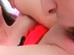 Close-up With Sex Doll Getting Pink Cunt Licked
